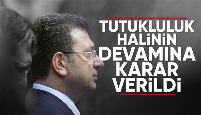 Tutukluluk halinin devamına karar verildi