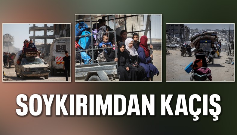 Gazze'de halk güvenli bölgelere göç etmeye başladı