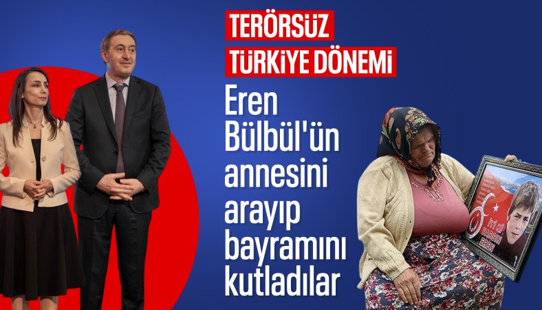 DEM Parti'den Eren Bülbül'ün annesine telefon