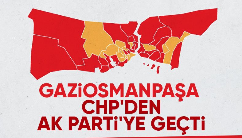Gaziosmanpaşa Belediyesi AK Parti yönetimine geçti