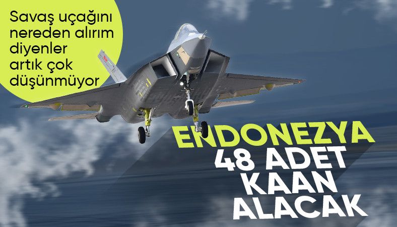 Cumhurbaşkanı Erdoğan duyurdu: Endonezya 48 adet KAAN alacak