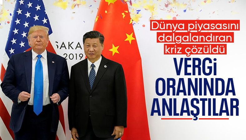 ABD ve Çin gümrük vergileri konusunda anlaştı