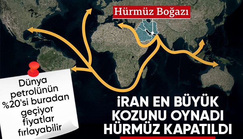 İran'dan beklenen misilleme: Hürmüz Boğazı kapatıldı