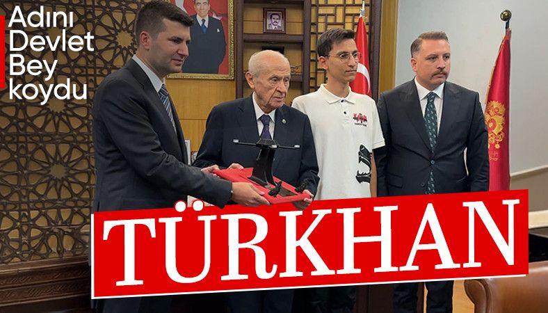 Bahçeli, Ülkü Ocakları&#039;nın ürettiği İHA&#039;nın adını TÜRKHAN koydu