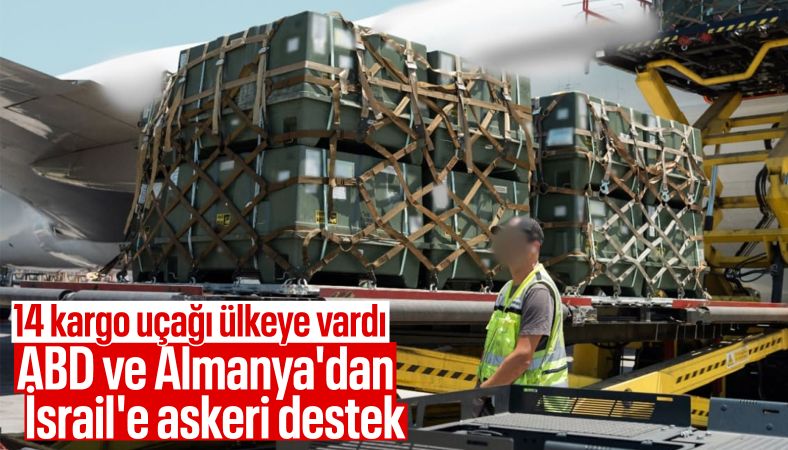 ABD ile Almanya&#039;dan 14 yeni askeri kargo uçağı İsrail&#039;e ulaştı