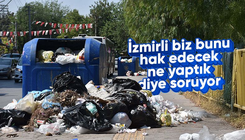 Buca&#039;da çöp yığınları