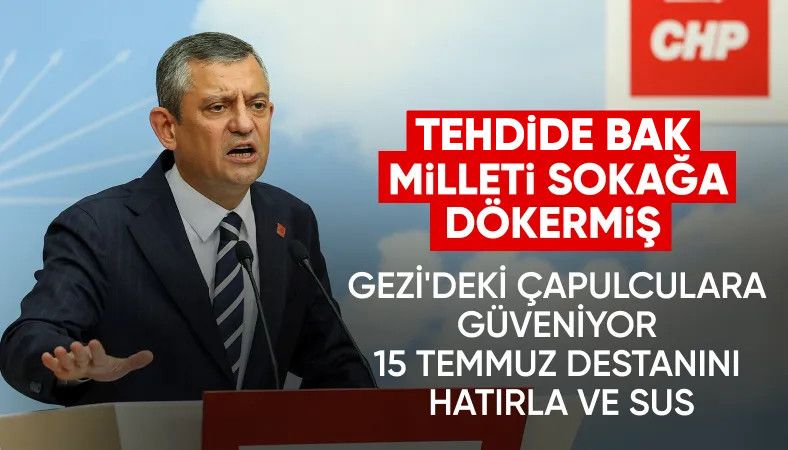Özgür Özel: Ben milleti ne zaman sokağa davet edeceğimi bilirim
