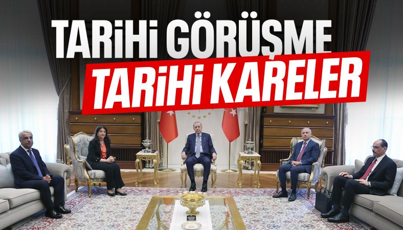 Cumhurbaşkanı Erdoğan, DEM heyetini kabul etti