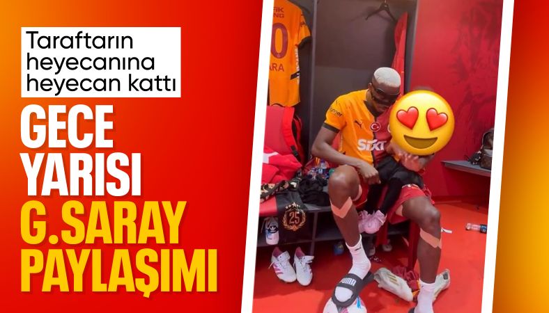 Victor Osimhen&#039;den Galatasaray paylaşımı