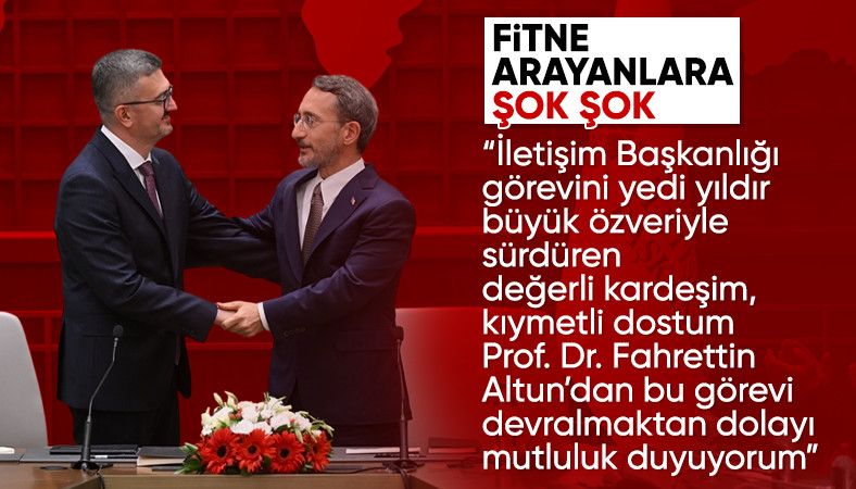 İletişim Başkanlığı&#039;nda devir teslim töreni
