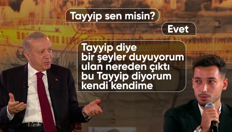 Cumhurbaşkanı Erdoğan&#039;dan Tayyip Talha Sanuç&#039;a: Televizyonda duyuyorum
