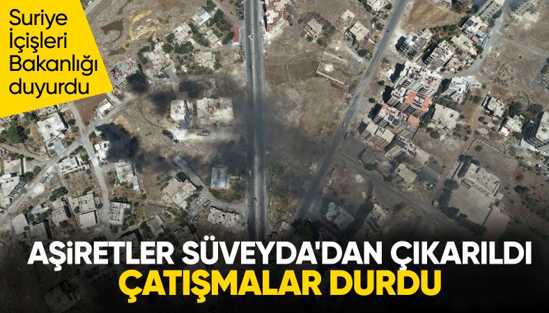 Suriye&#039;nin Süveyda bölgesinde çatışmalar durdu