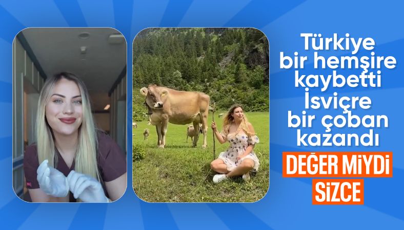 Türkiye&#039;den İsviçre&#039;ye taşınan hemşire çoban oldu