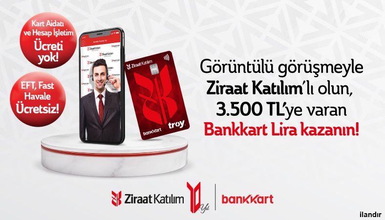 Ziraat Katılım Dijital Şube Bankkart