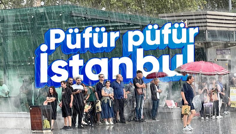 İstanbul&#039;da yağmur etkisini gösterdi