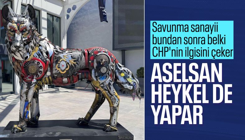 ASELSAN&#039;dan &#039;Bozkurt&#039; heykeli