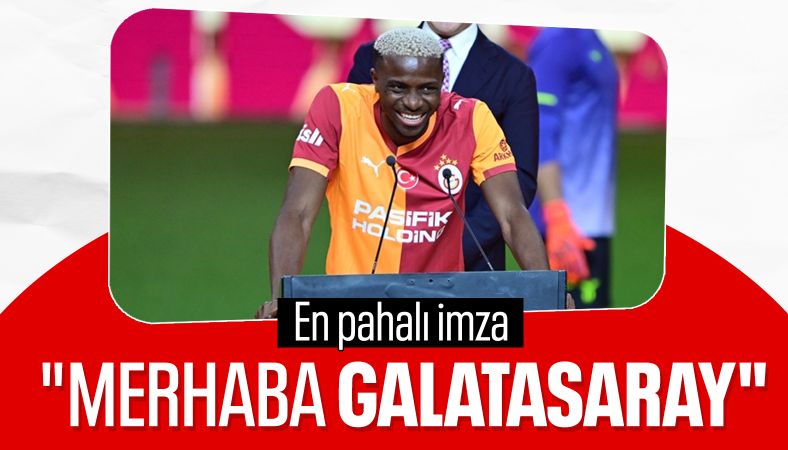 Galatasaray&#039;da Osimhen ve Sane imzayı attı