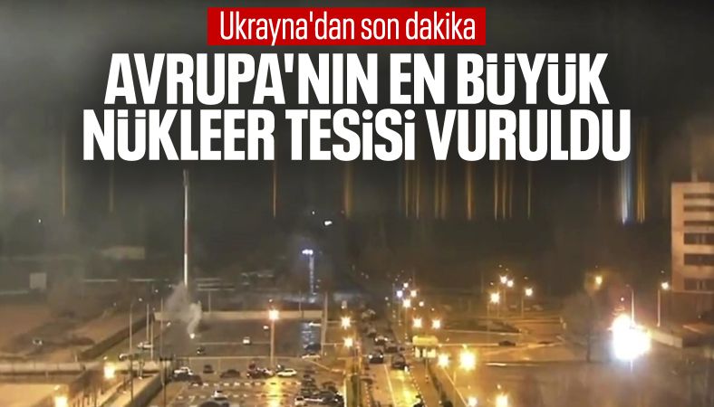 Ukrayna&#039;daki Zaporijya Nükleer Santrali&#039;nde bulunan destek tesisi vuruldu