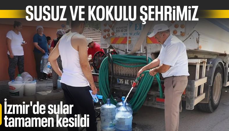 İzmir&#039;de planlı su kesintileri başladı
