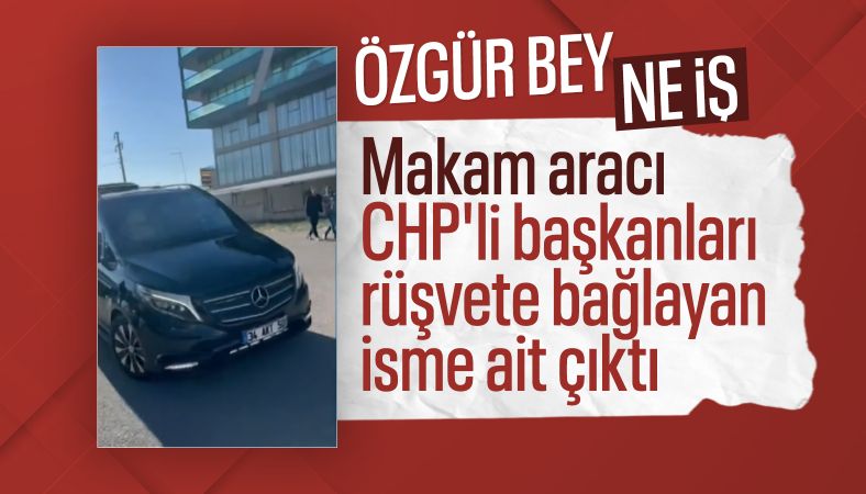 Aziz İhsan Aktaş&#039;ın makam aracını Özgür Özel&#039;in kullandığı ortaya çıktı