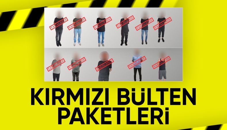 11 suçlu yakalanarak Türkiye&#039;ye getirildi