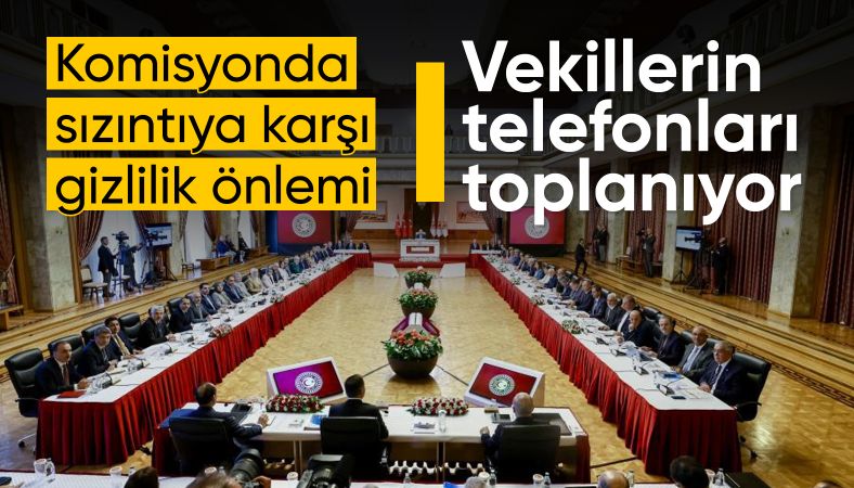 Terörsüz Türkiye komisyonunda cep telefonu önlemi
