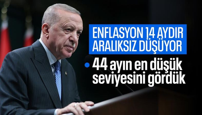 &quot;Enflasyon, 44 ayın en düşük seviyesinde&quot;