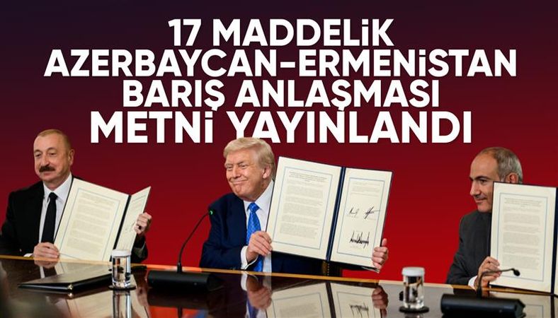 Azerbaycan ve Ermenistan’ın parafladığı barış anlaşması metni yayınlandı