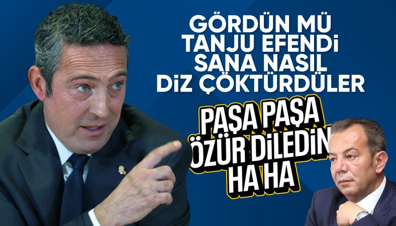 Tanju Özcan Ali Koç&#039;tan özür diledi