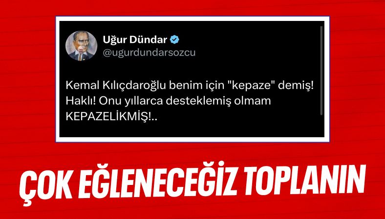 Kemal Kılıçdaroğlu ile Uğur Dündar birbirine girdi