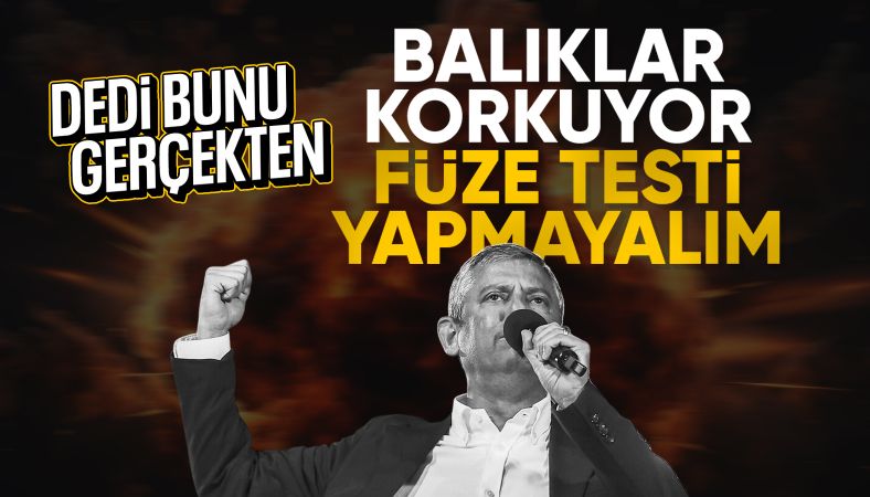 Özgür Özel’den Sinop Test Merkezi’nin taşınması çağrısı: Füze sesleri balıkları korkutuyor