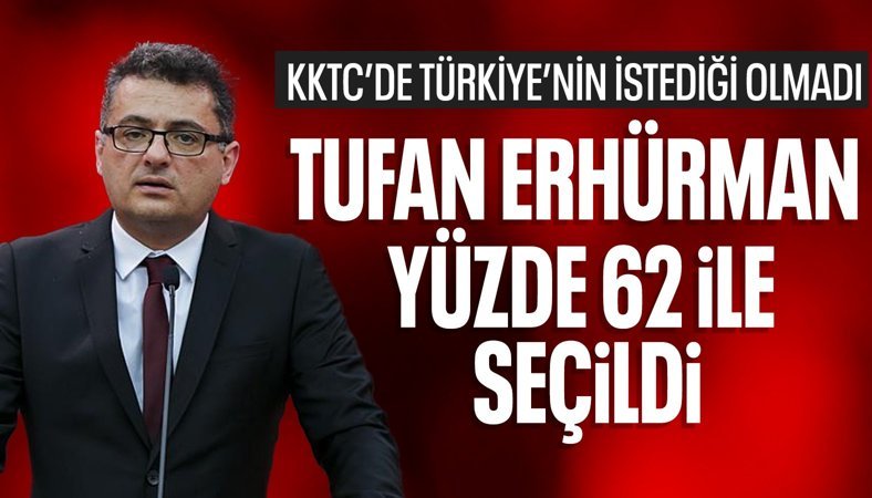 KKTC cumhurbaşkanlığı seçimlerini Tufan Erhürman kazandı
