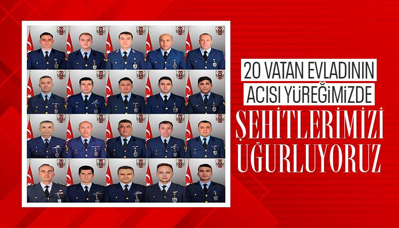 Türkiye şehitlerini uğurluyor