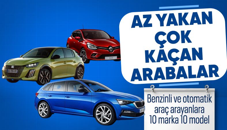 Benzinli, dizel, otomatik: Türkiye&#039;de satılan ve en az yakan otomobiller