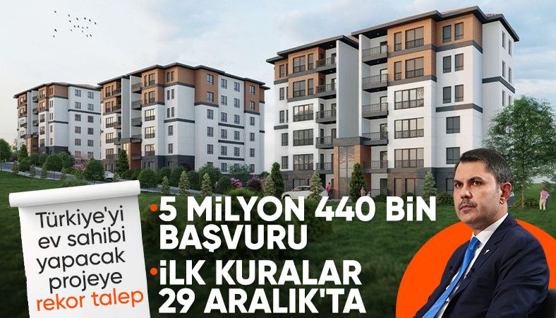 Murat Kurum: 500 bin konut projesi için ilk kuraları 29 Aralık’ta çekeceğiz