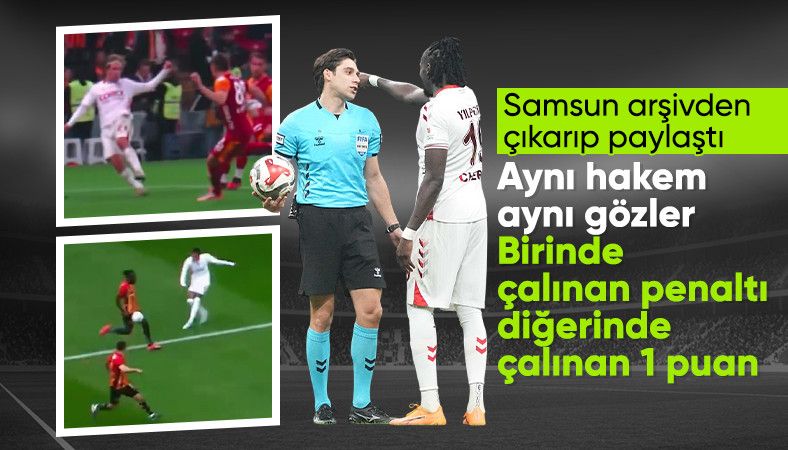 Samsunspor&#039;dan hakem Mehmet Türkmen&#039;e videolu tepki
