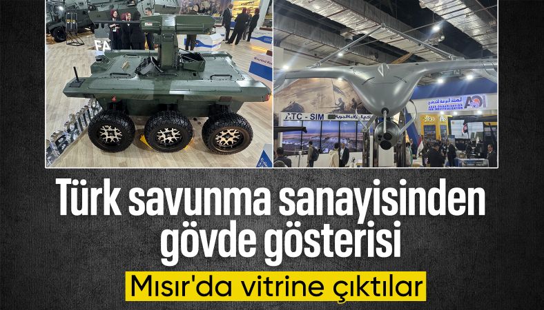 Türk savunma sanayisi Mısır’da sahne aldı: AKREP ve HAMZA-1 ilk kez vitrine çıktı