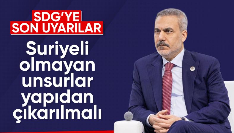&#039;Suriyeli olmayan unsurlar SDG&#039;den çıkarılmalı&#039;