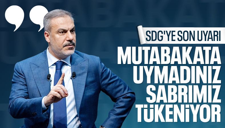 SDG'ye uyarı: Sabrımız tükenmekte