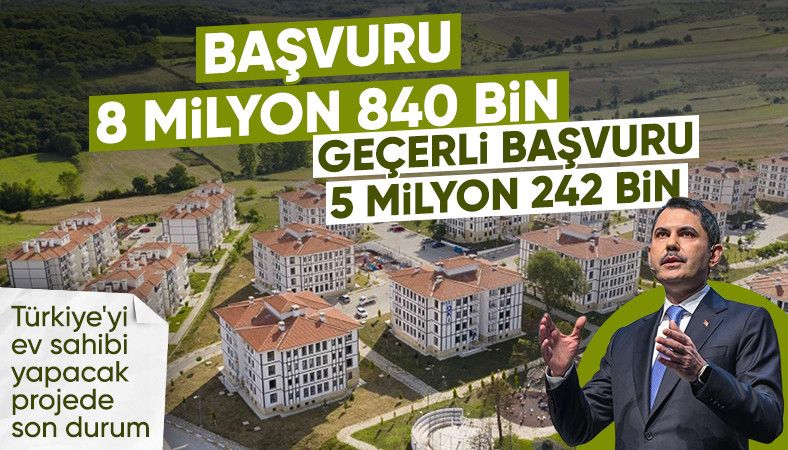Murat Kurum, 500 bin sosyal konut projesinde başvuru sayısını açıkladı