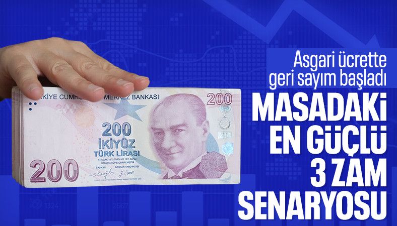 Asgari ücrette gündemdeki 3 farklı senaryo