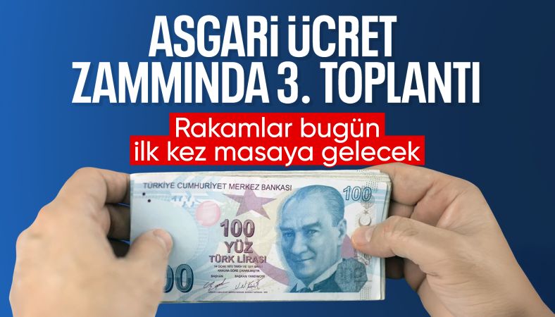 Asgari ücrette üçüncü toplantı bugün gerçekleşecek