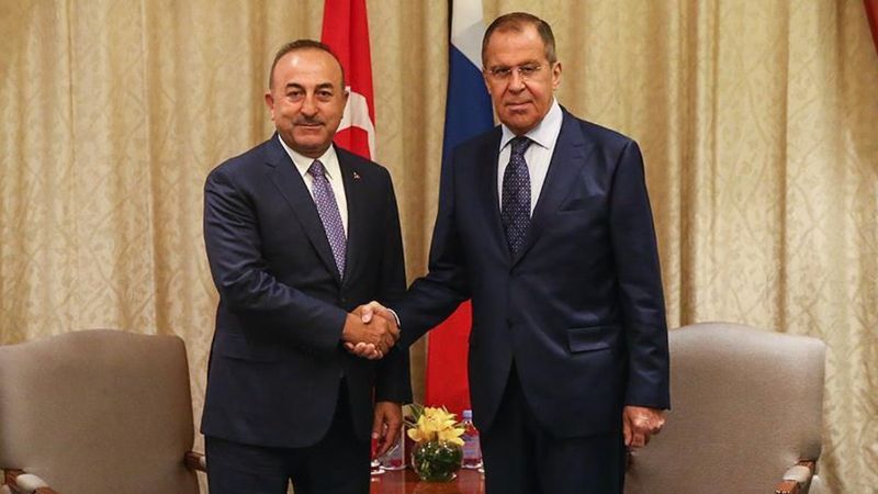 Dışişleri Bakanı Çavuşoğlu, Rus mevkidaşı Lavrov ile görüştü