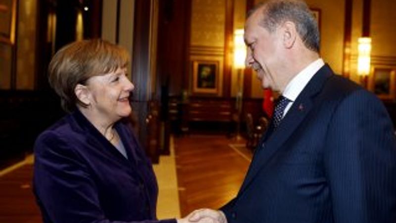 Cumhurbaşkanı Erdoğan, Merkel ile görüştü