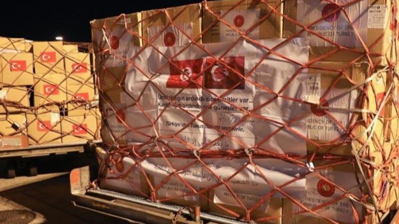Türkiye'den Tunus'a tıbbi malzeme yardımı