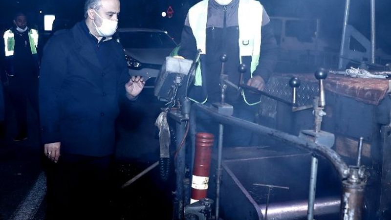 Bursa için sahurda asfalt vakti