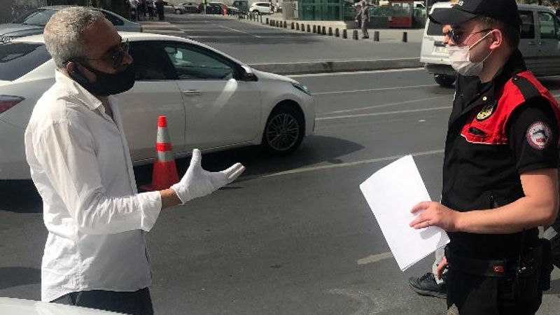 Polisten taksiciye korona cevabı: Bu virüs boşluğa gelmez
