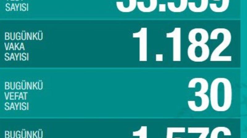Koronavirüs salgınında son durum tablosu