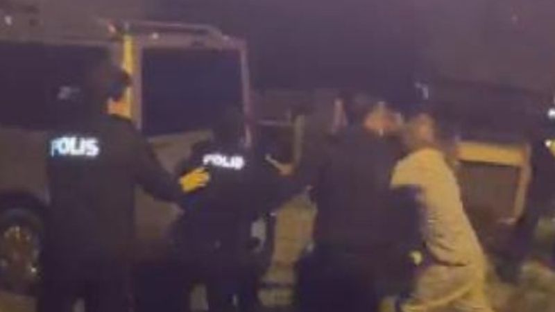 Nişan atan çiftin aileleri sopalı bıçaklı kavga etti