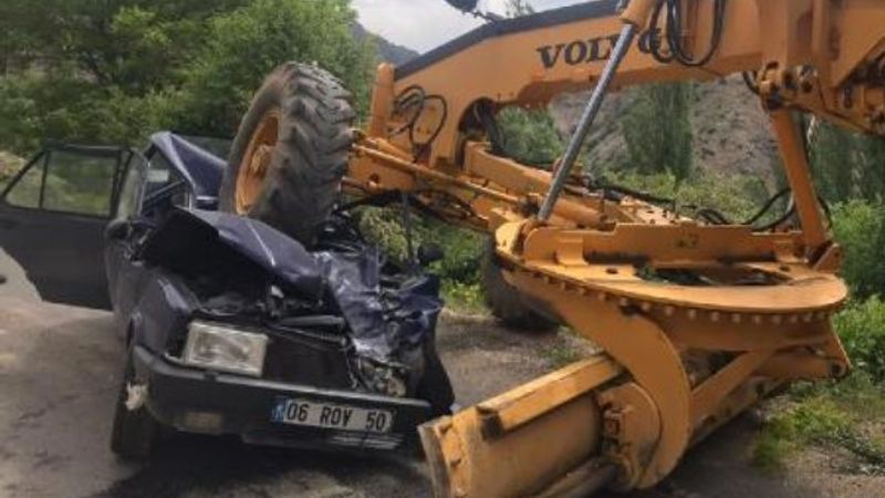 Giresun'da iş makinesinin ezdiği adam hayatını kaybetti